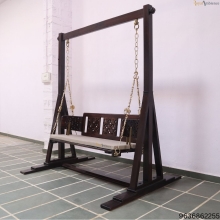 Wooden Reversible Swing With Stand -