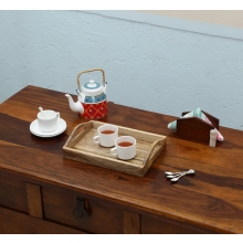 Wooden Tea Tray - Daisy